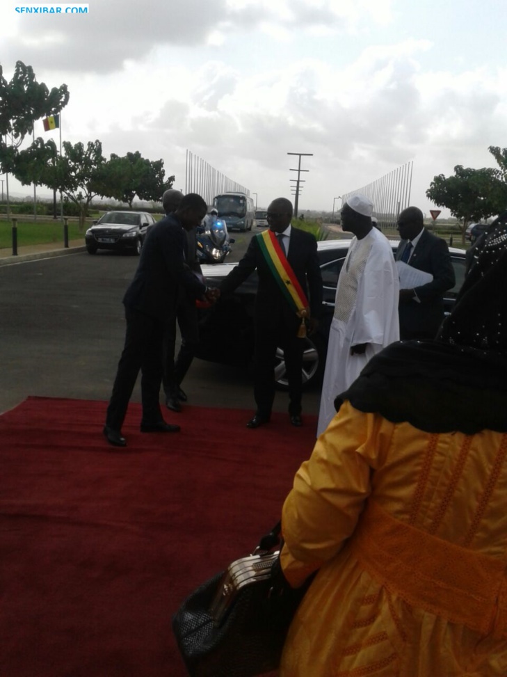 HCCT-Installation au CICAD: Arrivée du Président Ousmane Tanor Dieng