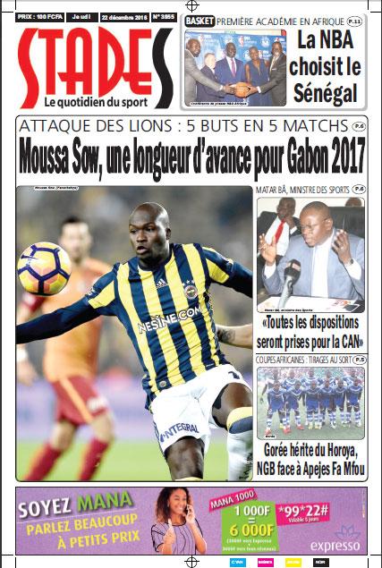 CAN-2017-Attaque des lions: Moussa Sow s’impose à Aliou Cissé