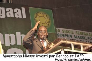 CONGRES D'INVESTITURE: Moustapha Niasse s’engage à redresser l’éthique et la politique du pays