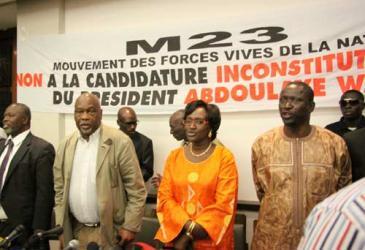 POUR LE RETRAIT DE LA CANDIDATURE DE WADE: Le M23 donne rendez-vous au centre ville