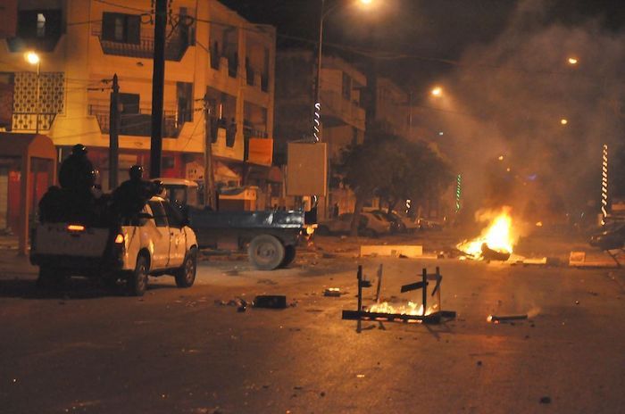 Le Marché sandaga à feu