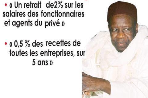 La solution de Mansour SY Djamil sur Les inondations : Ponction sur les gros salaires et recettes des entreprises