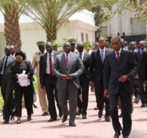 CEREMONIE: arrivée de la délégation officielle pour la clôture du Magal de Touba