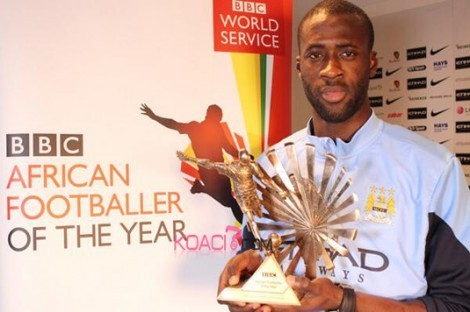 YAYA TOURÉ "JOUEUR AFRICAIN DE L'ANNÉE" POUR LA 3E FOIS D'AFFILÉE