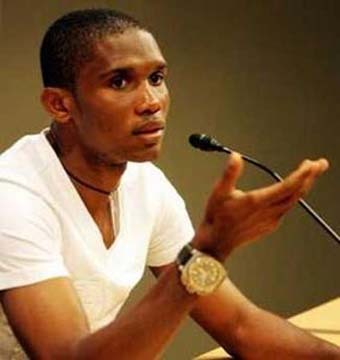 Eto’o repond à José Mourinho : « Pour me perturber il en faut beaucoup plus.Je suis Samuel Eto’o »