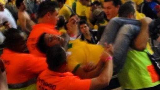 BRAZIL: Un fan a tenté d'agresser l'attaquant Fred