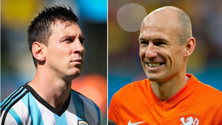 Avant Pays-Bas - Argentine, Messi - Robben : ils ont un sacré talent... mais pas la même activité