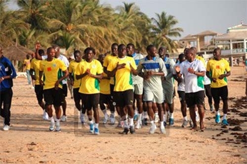 Deuxième galop à Saly- Les Lions au complet