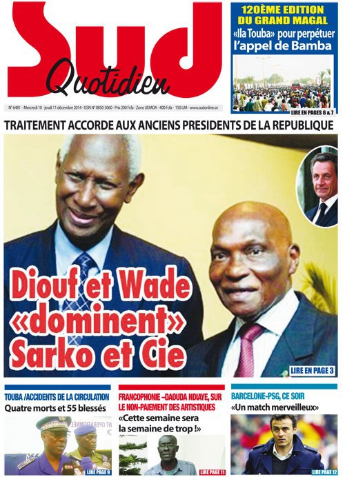 TRAITEMENT ACCORDE AUX ANCIENS PRESIDENTS DE LA REPUBLIQUE : Diouf et Wade «dominent» Sarko et Cie