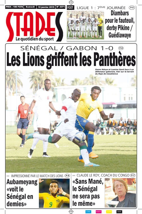 EN ROUTE POUR LA CAN - LES LIONS GRIFFENT LES PANTHERES