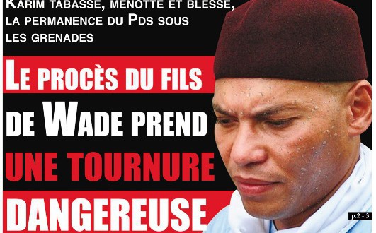 Karim Wade devant la barre: «J’ai été tabassé et blessé aux genoux»