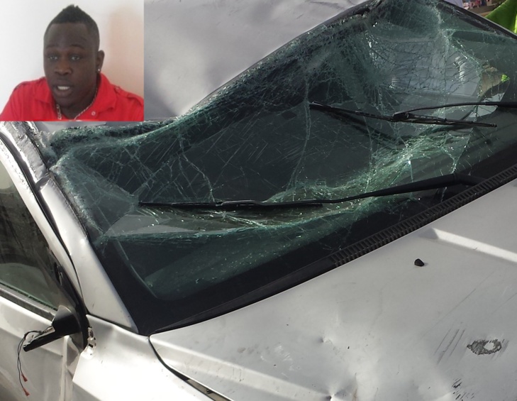 (2) Photos: Backa Niang victime d’un accident de circulation. Regardez