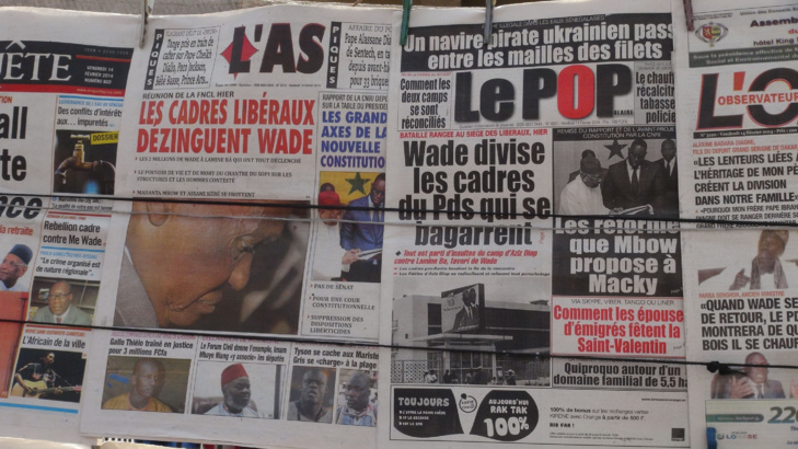 Presse revue:  Dissensions de l'opposition parlementaire et retour du Sénégal au Conseil de sécurité au menu