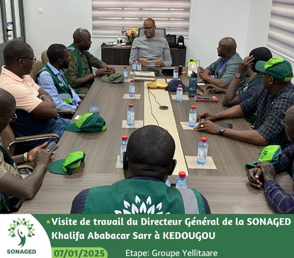 Directeur général de la SONAGED Khalifa Ababacar SARR : Clôture de la tournée nationale