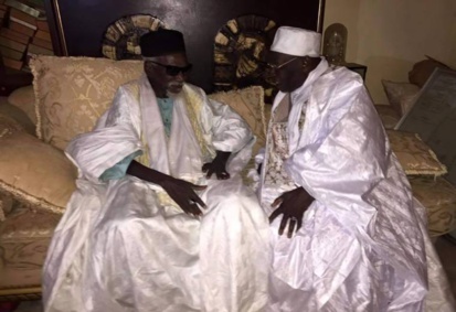 Photos: Serigne Abdoul Aziz Sy Al Amine a présenté ses condoléances au khalife des Mourides