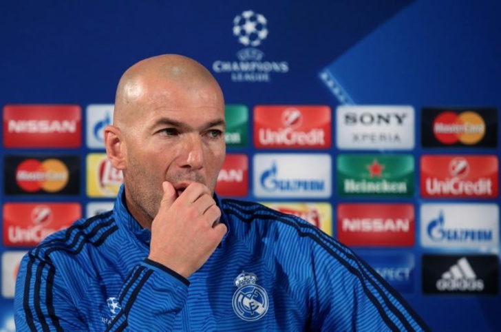 Ligue des Champions: "rester concentré" face à Wolfsburg Zidane, coach du Real Madrid