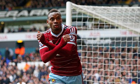 Angleterre-Football: Diafra Sakho laisse sa trace  dans l'histoire de West Ham