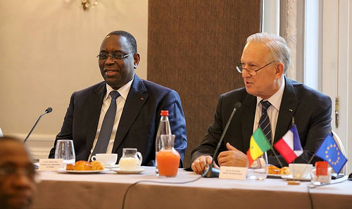 Images de la rencontre du président Macky Sall avec le patronat français ( MEDEF )