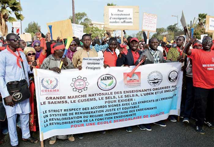 Débrayage du mercredi 28 février: L'école toujours paralyséé