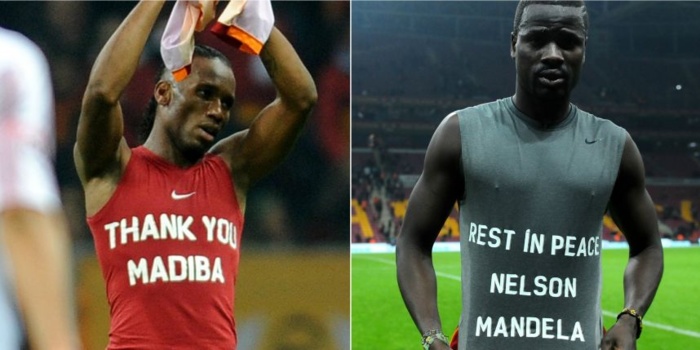 Galatasaray: Drogba et Eboué sanctionnés pour leur hommage à Mandela