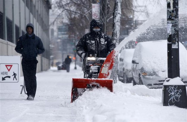 En images: les États-Unis se préparent à battre des records de froid