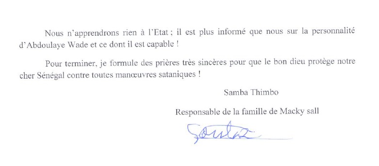 Après les menaces de Wade sur la famille de Macky, l'oncle du Président réagit..