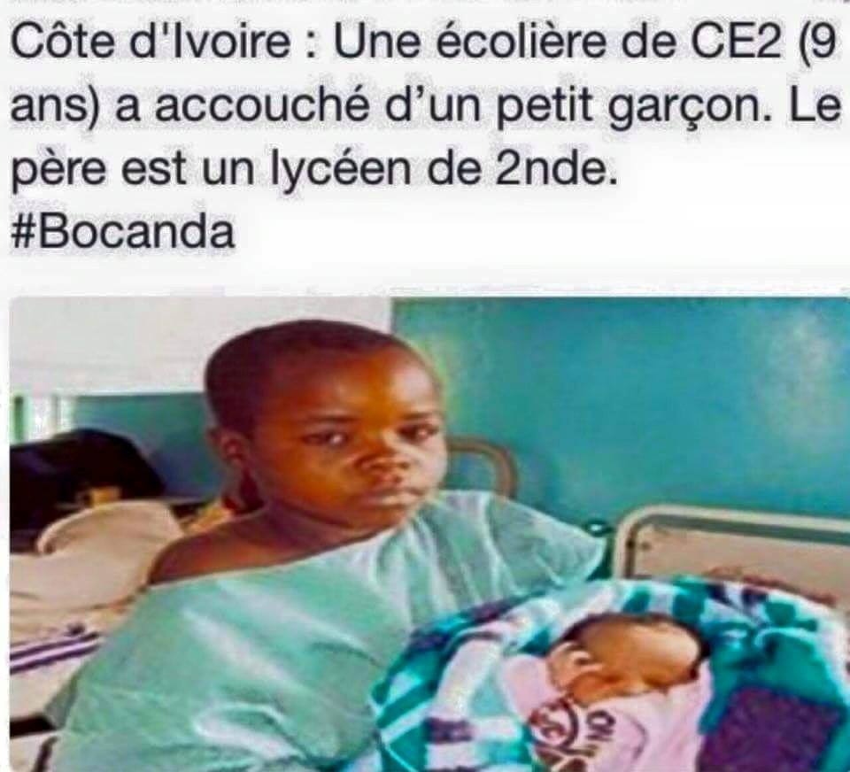 Incroyable ! Elle n'a que 9 ans et a mis au monde un garçon. Le père est un ... Regardez