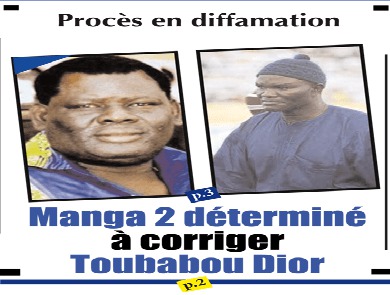 Cour d'Appel de Dakar:  Toubabou Dior perd à nouveau devant Manga 2