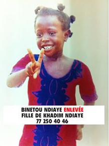 Enlèvement de Bineta Ndiaye : Une prime de 10 millions pour retrouver la petite fille