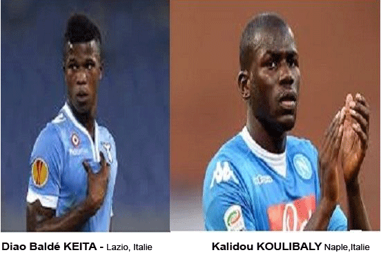 Sélection nationale: Kalidou Koulibaly et Diao Baldé KEÏTA, les " attrape-binationaux" de la tanière