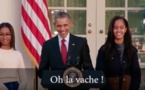 Vidéo: Obama, ses blagues et ses filles