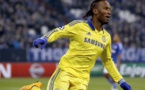 L’Ivoirien Didier Drogba a marqué son 44e but en Ligue des champions avec Chelsea.