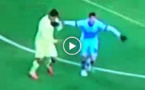 Incroyable: Suarez a encore essayé de mordre ! (vidéo)