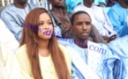 Stade Demba Diop : le marabout jet-setter Mounsir Niass en compagnie de sa femme