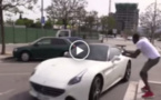 Neymar fonce sur des supporters avec sa nouvelle Ferrari (vidéo)