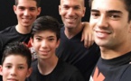 Zinédine Zidane pose pour un selfie avec ses quatre fils (Photo)